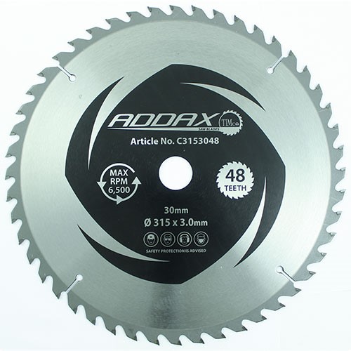 TIMCO Circular Saw Blade - Trimming/Crosscut - Medium/Fine 260 x 30mm x 60T