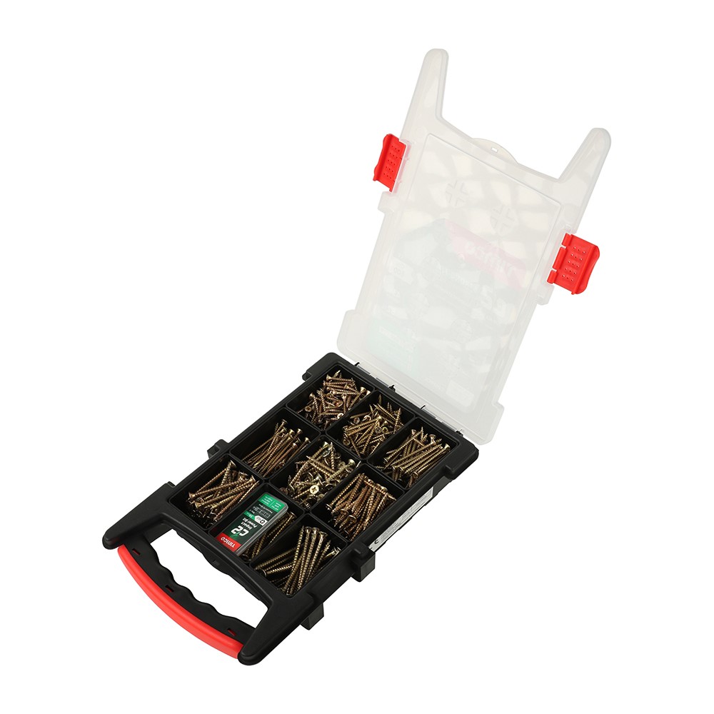 TIMCO C2 Strong-Fix Multi-Purpose Premium Screws - Mixed Grab Pack (600pcs)