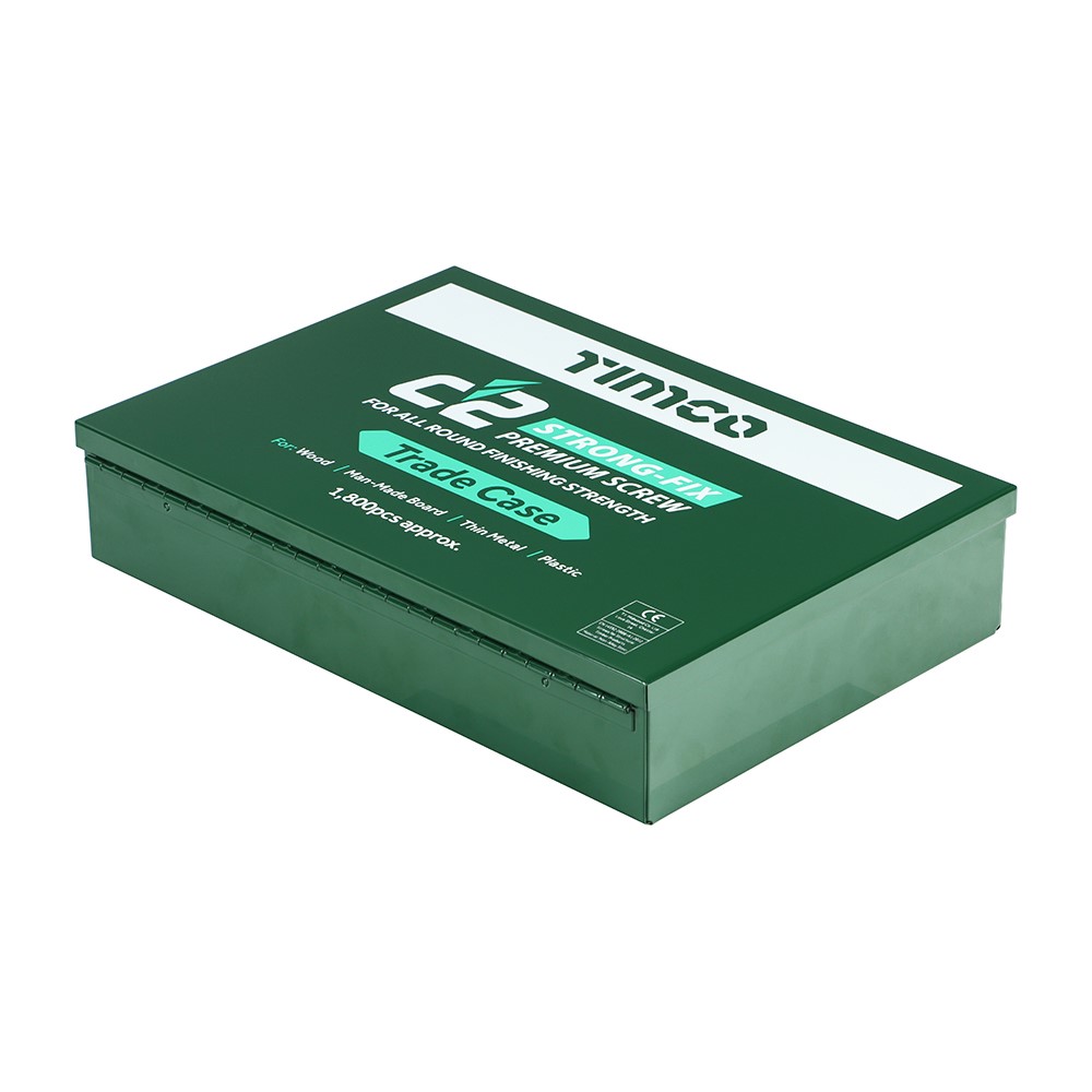 TIMCO C2 Strong-Fix Premium Multi-Purpose Screws - Assorted Trade Case - PZ (1798pcs)