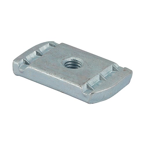 TIMCO Channel Nuts Without Spring - Zinc M6 (100 Pack)