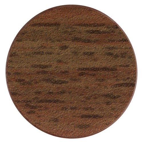 TIMCO Self-Adhesive Cover Caps - Dijon Walnut 13mm (112 Pack)