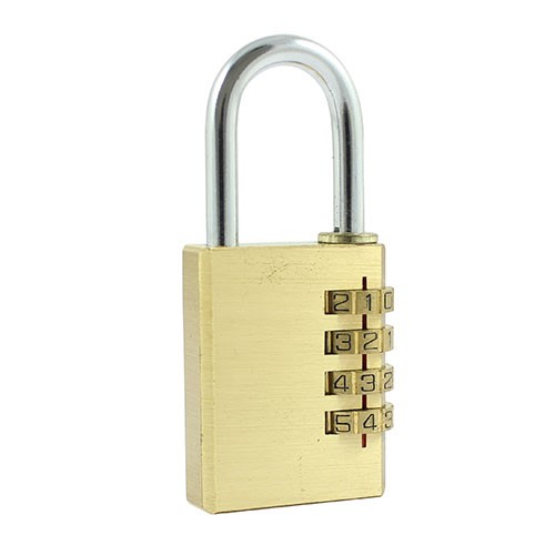 TIMCO Brass Combi Padlock 21mm