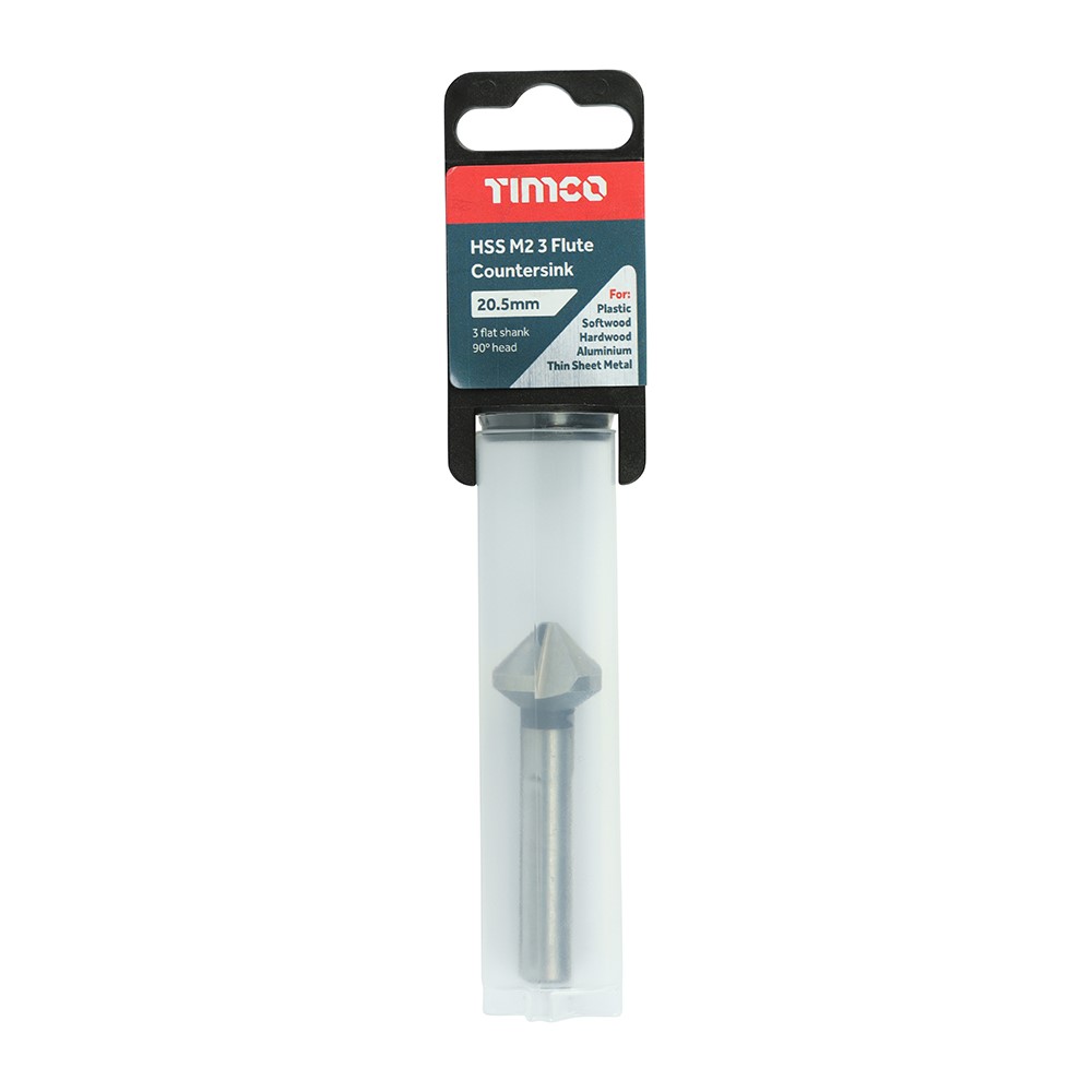 TIMCO 3 Flute Countersink 20.5mm