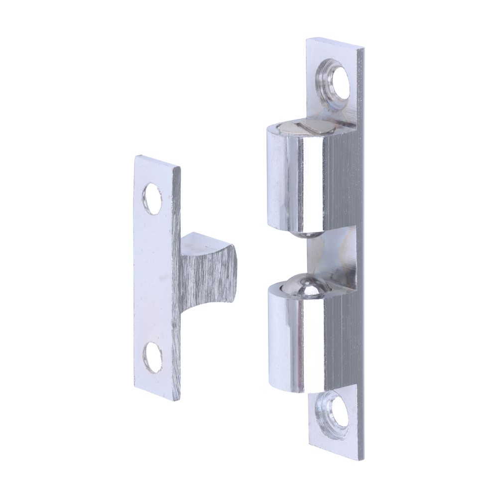 TIMCO Double Ball Catch - Chrome - 50mm (50 pack)