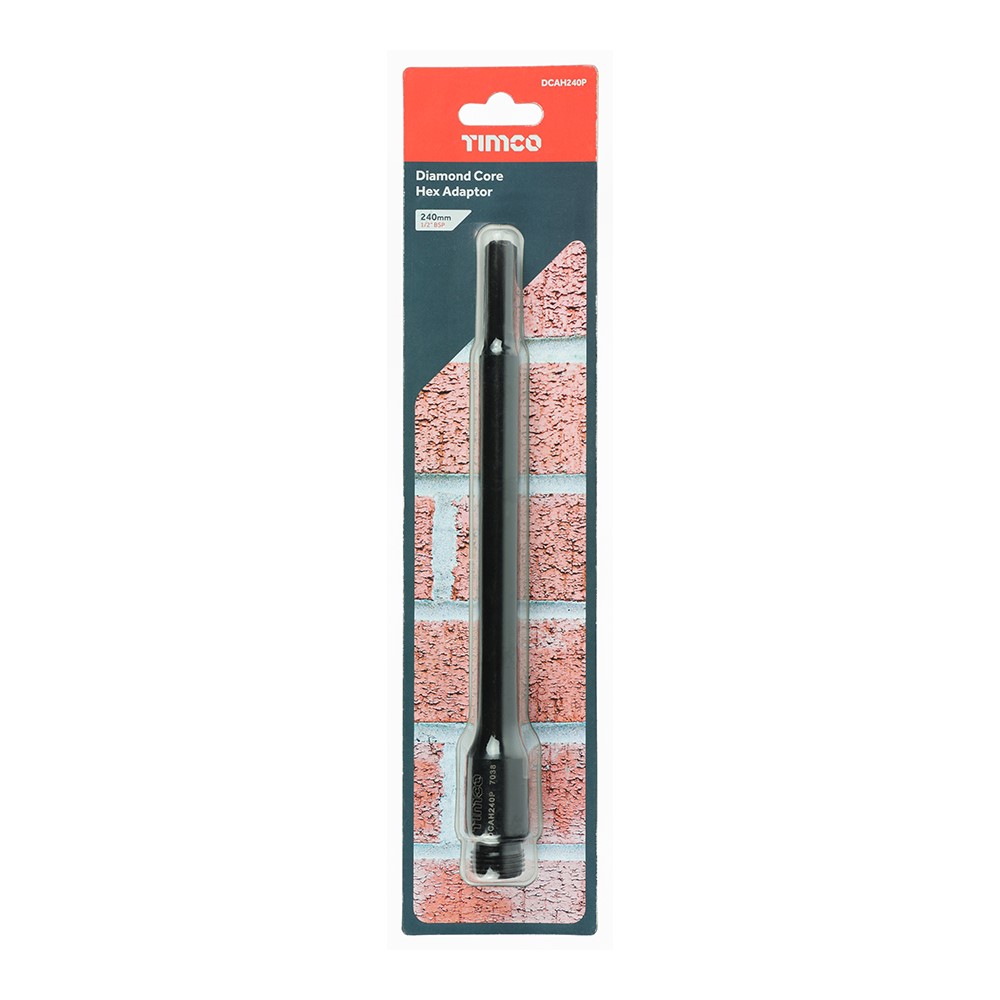 TIMCO Diamond Core Hex Adaptor 240mm