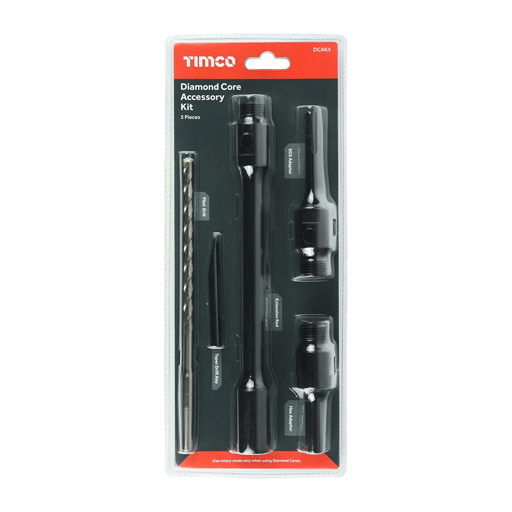 TIMCO Dry Diamond Core Accessory Kit 5 Pack (5 Pack)