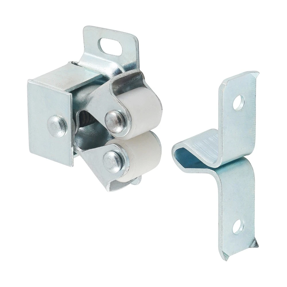 TIMCO Double Roller Catches - Zinc 28 x 32 x 1mm (2)