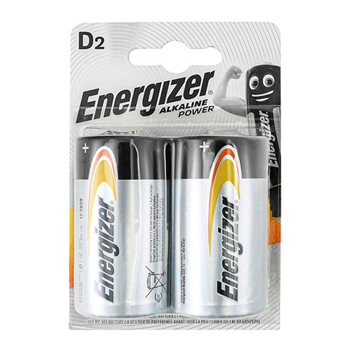 TIMCO Energizer Alkaline Power Battery D E95 (2 Pack)