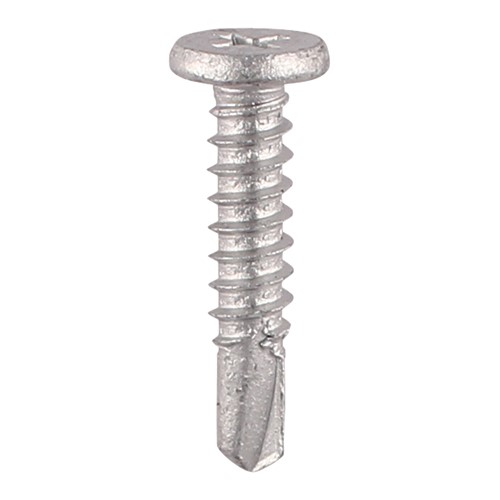 TIMCO Metal Construction Sheet & Framing Screws - PH - Low Profile Pancake - Exterior - Silver Organic 5.5 x 19mm (500 Pack)