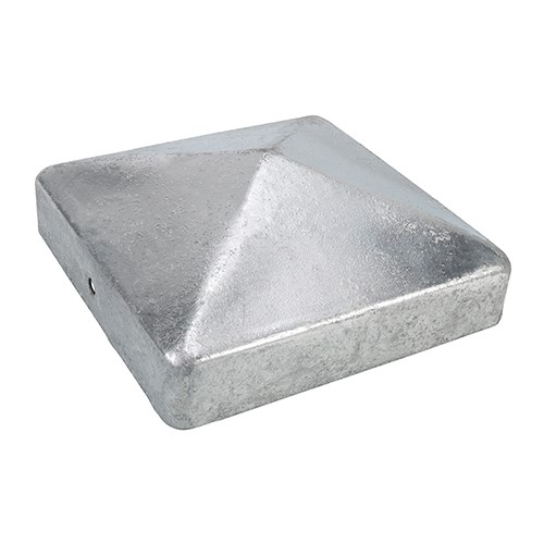 TIMCO Fence Post Cap - Zinc 100mm