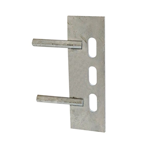 TIMCO Gravel Board Clip - Twin Pin - Galvanised 150 x 50mm (Pack of 25)