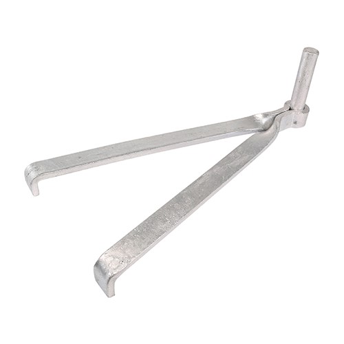 TIMCO Gate Hooks To Build - Double Brick - Hot Dipped Galvanised 16mm (2)