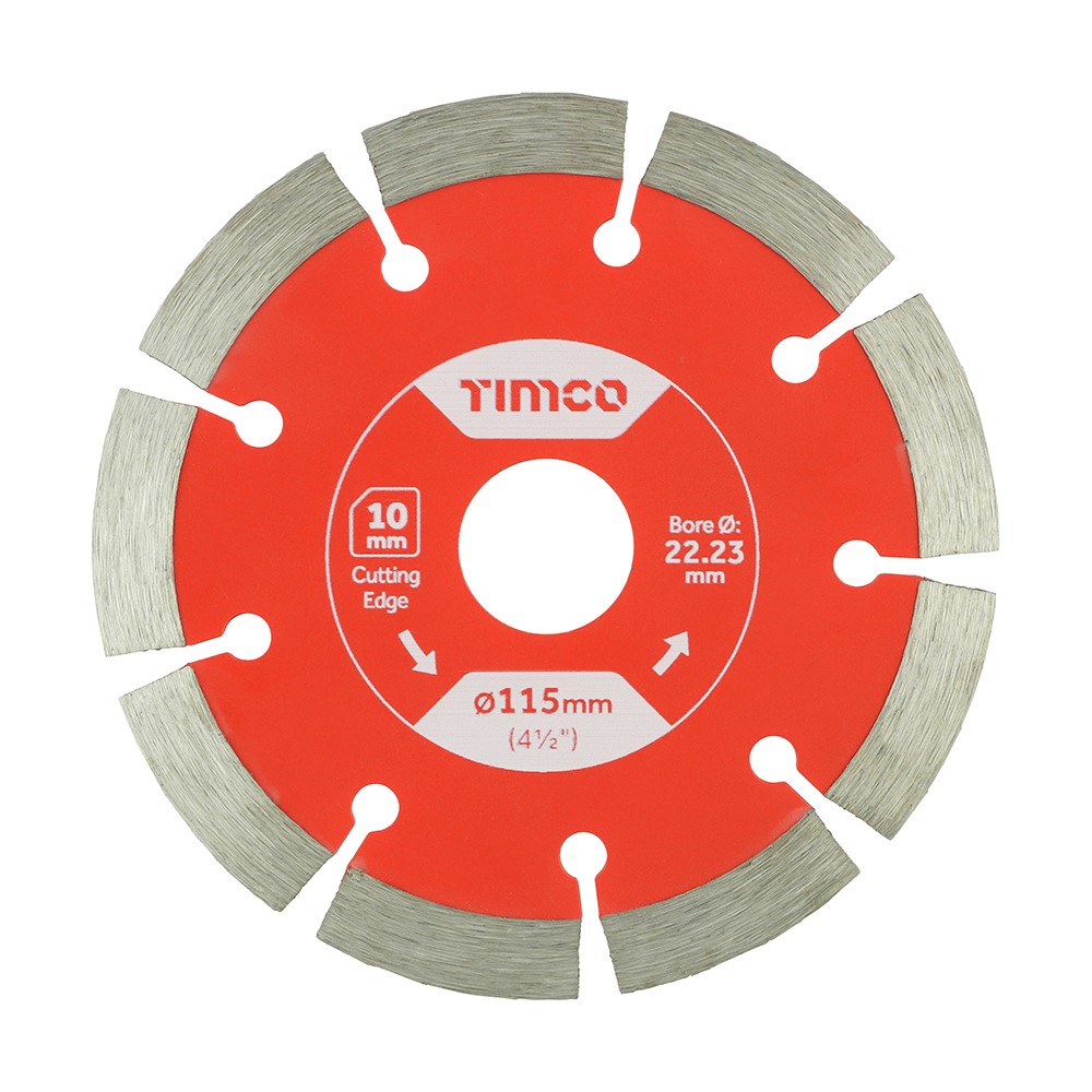 TIMCO General Purpose Diamond Blade - Segmented 115 x 22.2mm