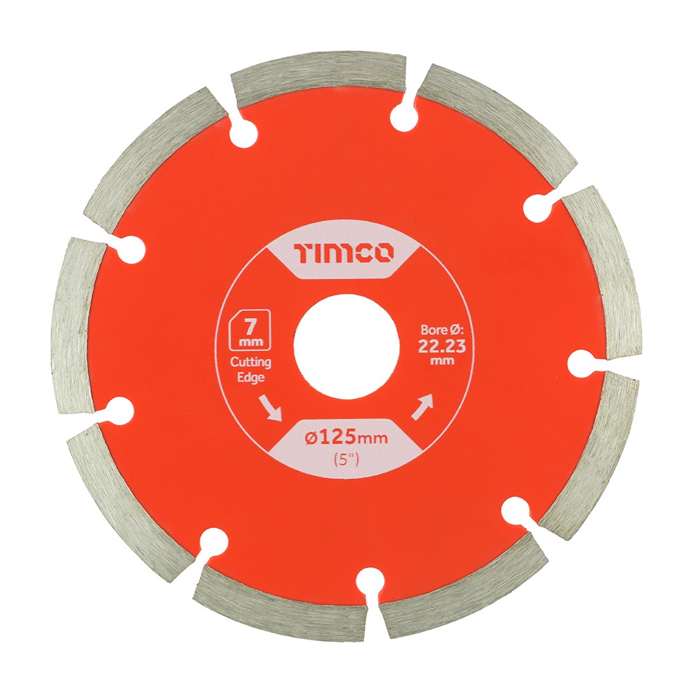 TIMCO Premium Diamond Blade Segmented 125 x 22.2mm