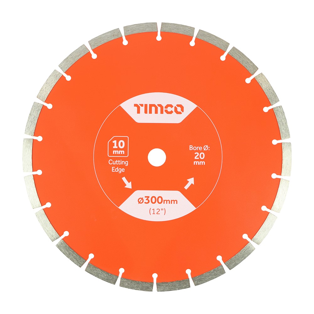 TIMCO General Purpose Diamond Blade - Segmented 300 x 20.0mm