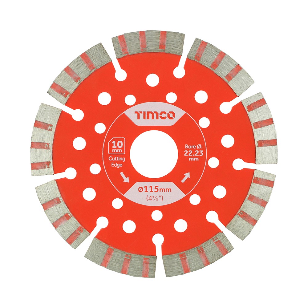 TIMCO Trade Diamond Blade - Segmented 115 x 22.2mm