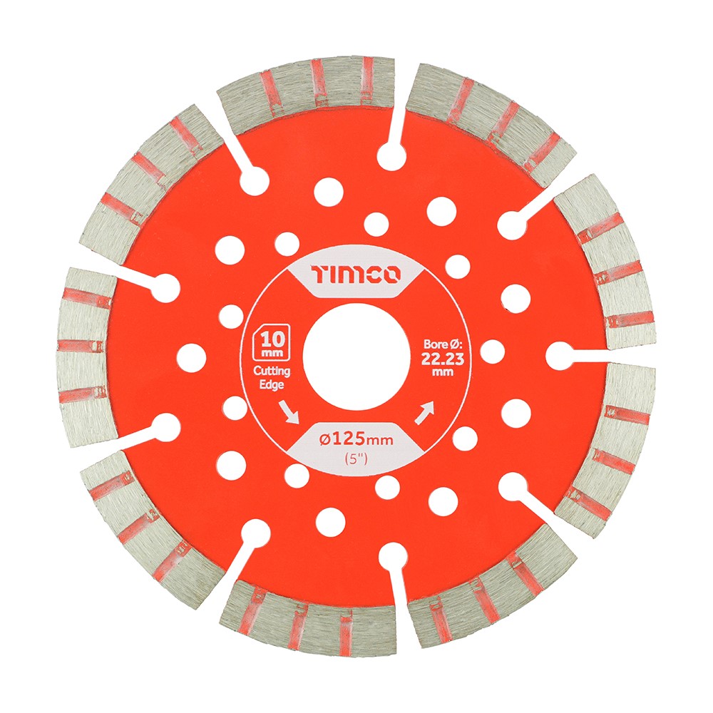 TIMCO Trade Diamond Blade - Segmented 125 x 22.2mm