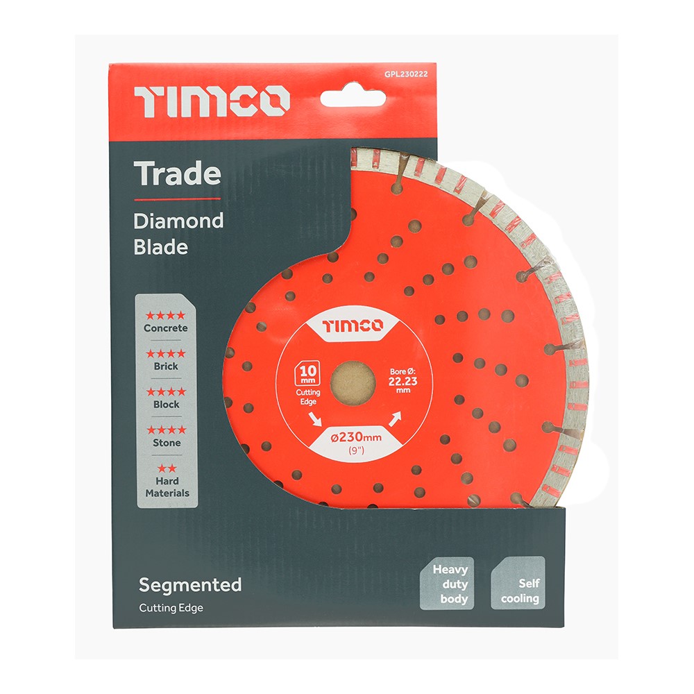 TIMCO Trade Diamond Blade - Segmented 230 x 22.2mm