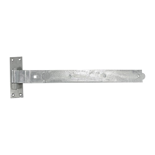 TIMCO Pair of Cranked Band & Hook On Plates - Hot Dipped Galvanised 400mm (2)