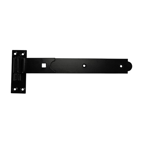 TIMCO Pair of Straight Band & Hook On Plates - Black 250mm (2)