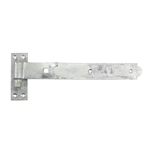 TIMCO Pair of Straight Band & Hook On Plates - Hot Dipped Galvanised 350mm (2)
