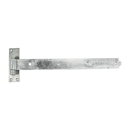 TIMCO Pair of Straight Band & Hook On Plates - Hot Dipped Galvanised 500mm (2)