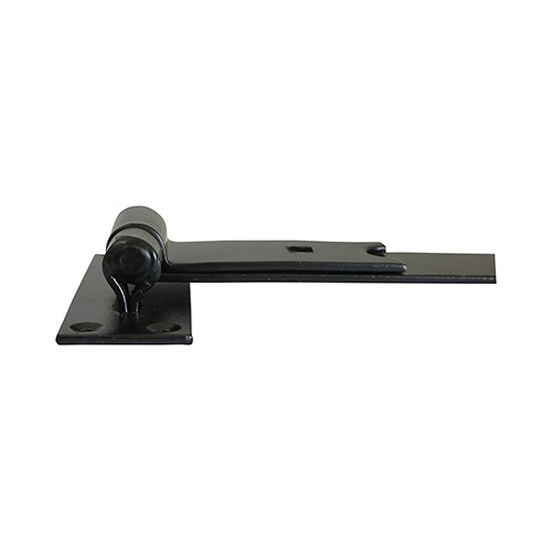 TIMCO Pair of Straight Band & Hook On Plates - Black 600mm (2)