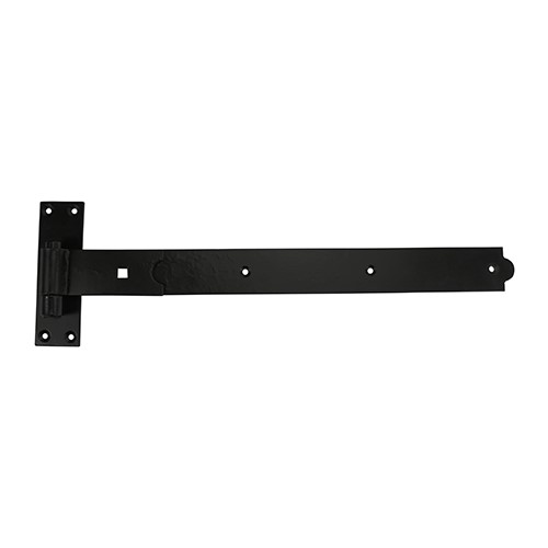 TIMCO Pair of Straight Band & Hook On Plates - Black 600mm (2)