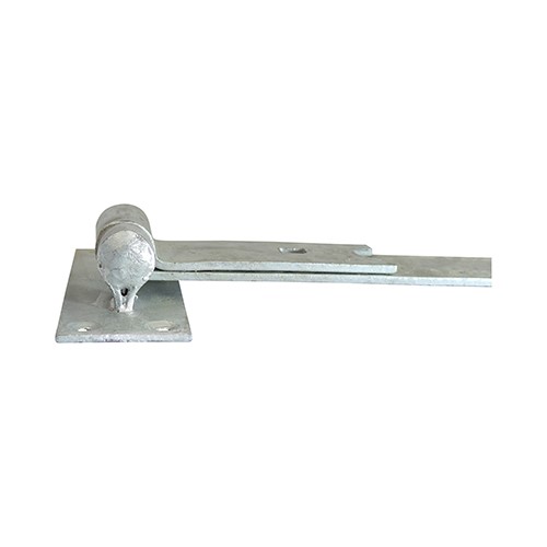 TIMCO Pair of Straight Band & Hook On Plates - Hot Dipped Galvanised 900mm (2)