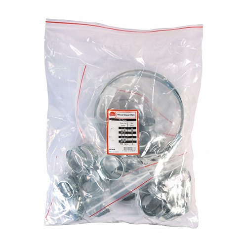 TIMCO Hose Clips - Mixed - Zinc Mixed (50 Bag)