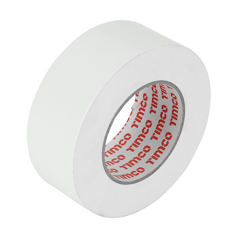 TIMCO Heavy Duty Cloth Tape - White 50m x 50mm