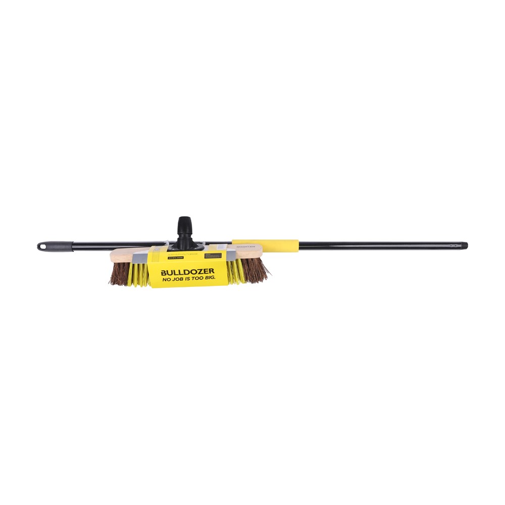 TIMCO Bulldozer Wooden Broom and Handle 16