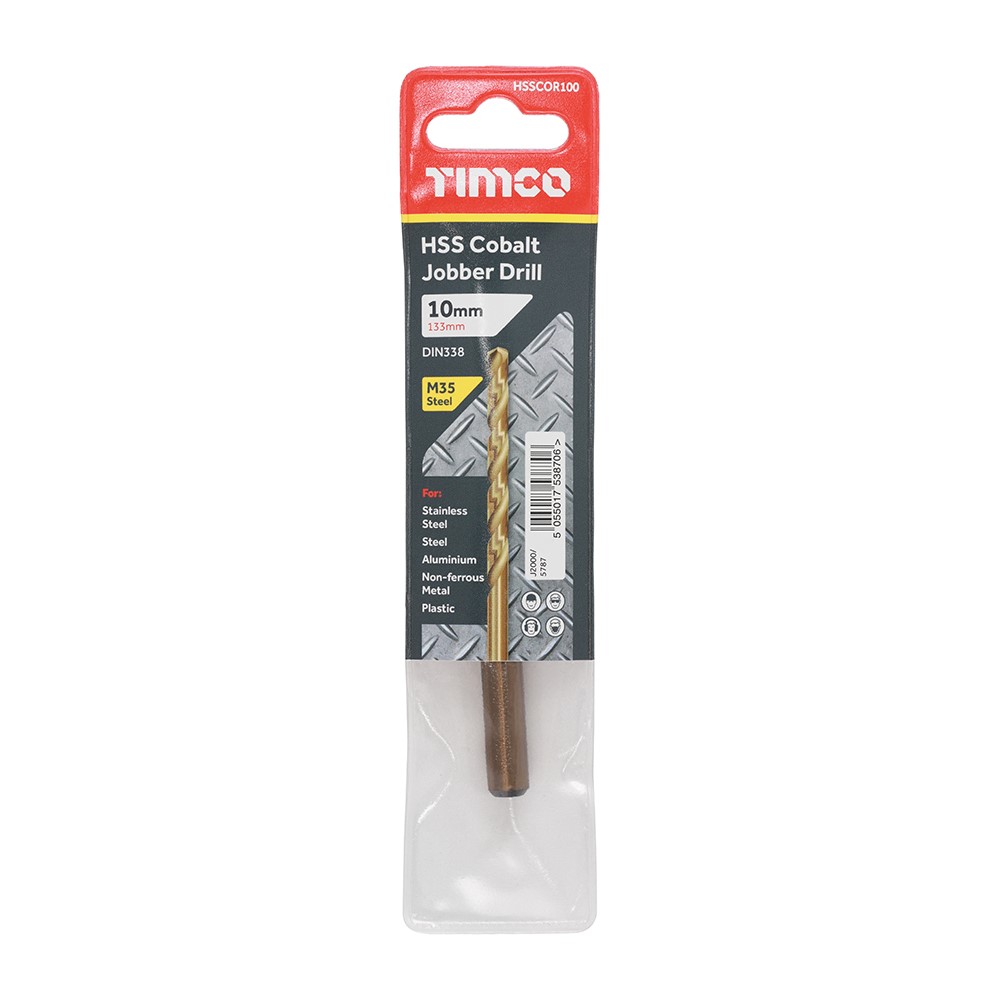 TIMCO Ground Jobber Drills - Cobalt M35 10.0mm