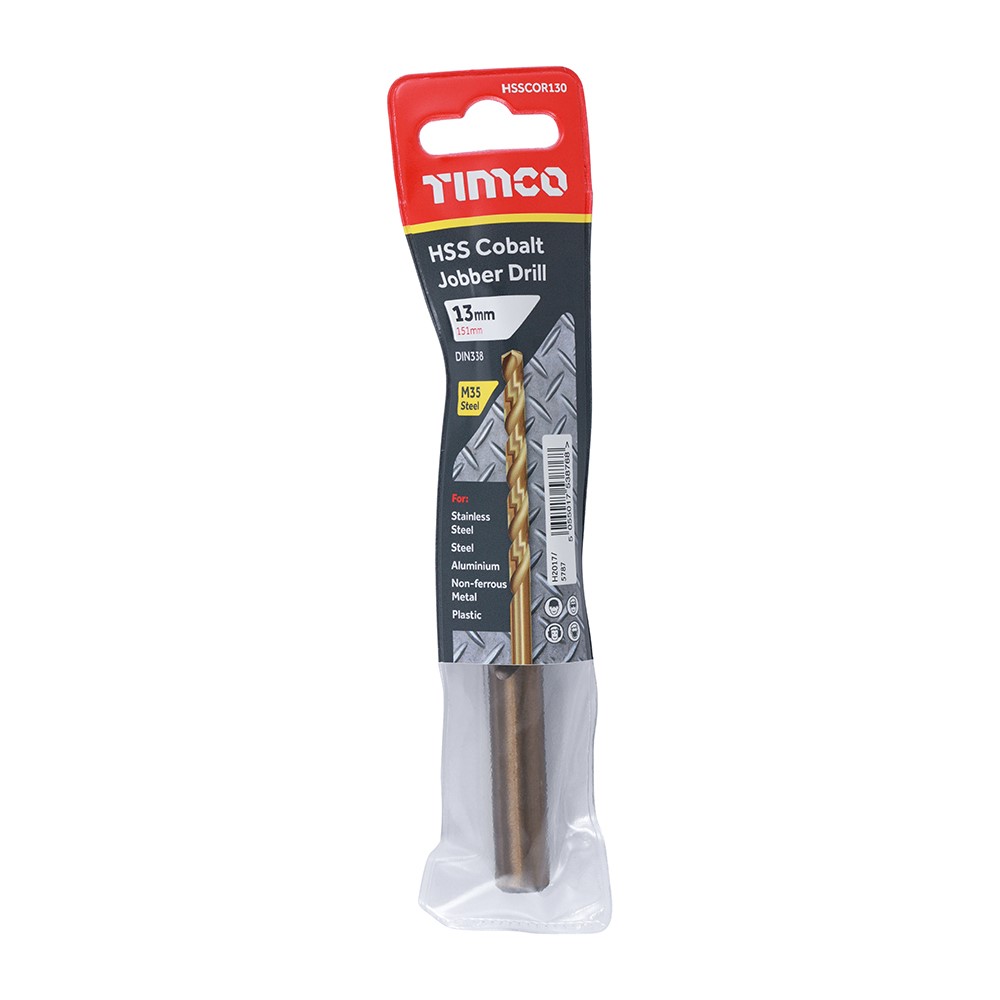 TIMCO Ground Jobber Drills - Cobalt M35 13.0mm