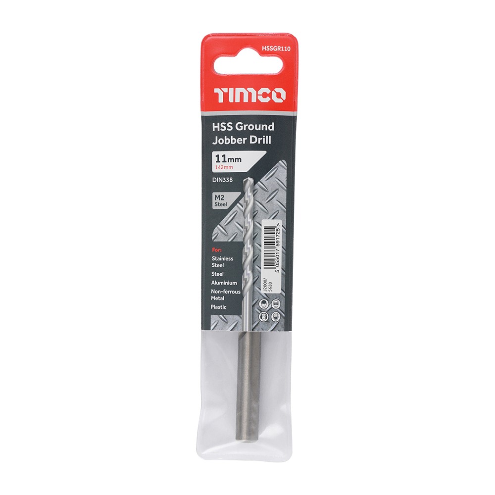 TIMCO Ground Jobber Drills - HSS M2 11.0mm