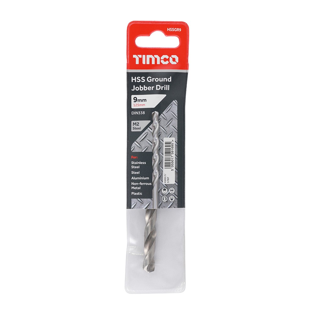 TIMCO Ground Jobber Drills - HSS M2 9.0mm