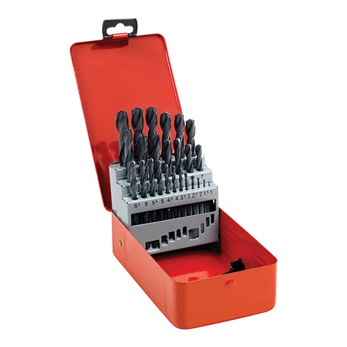 TIMCO Roll Forged Jobber Drills Set - HSS 25 Pack (25 Case)