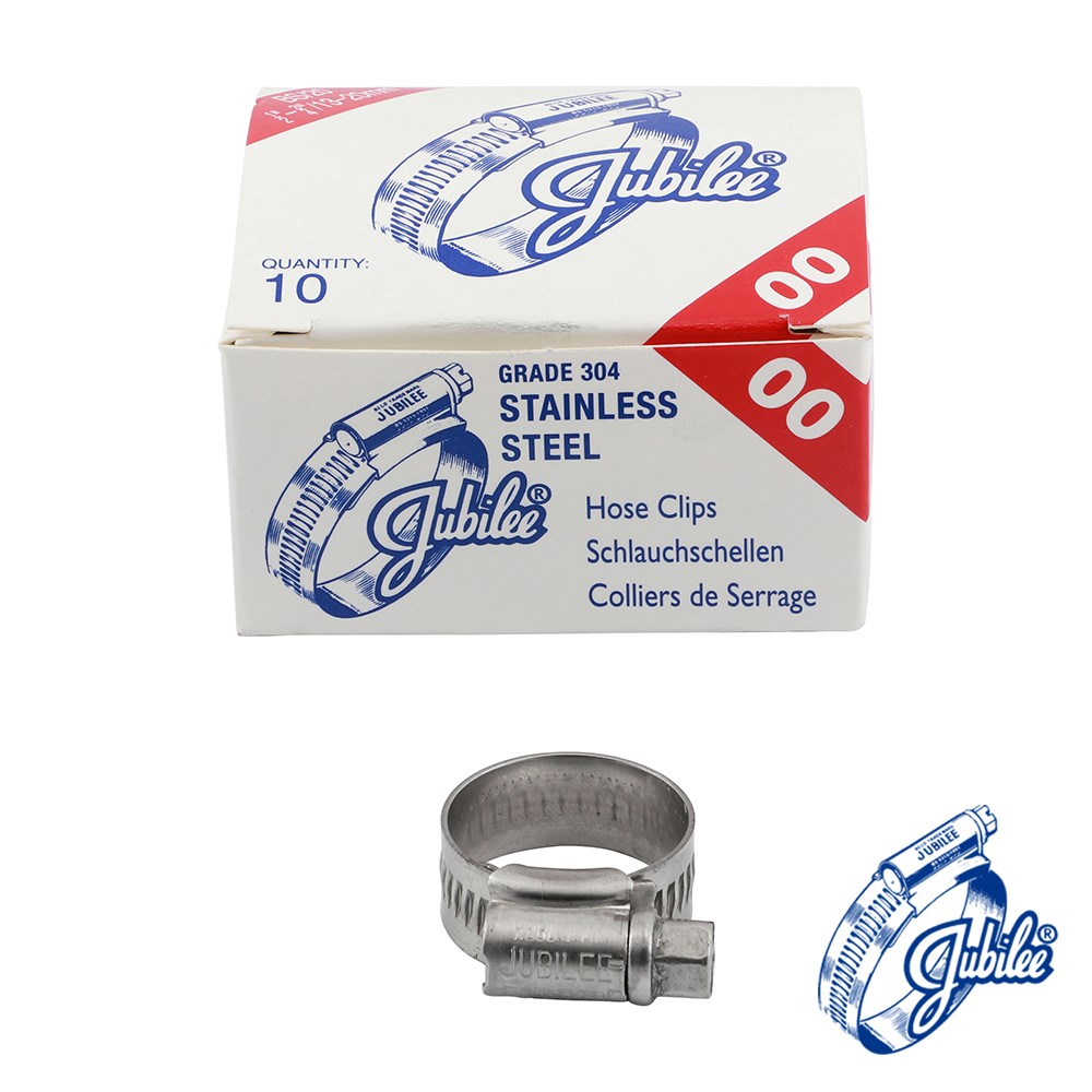 TIMCO Jubilee Clip Stainless Steel - 00SS 13-20mm (10 Pack)