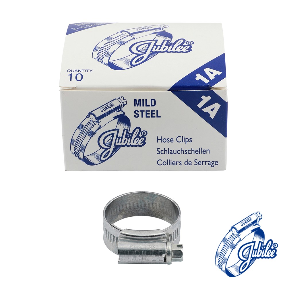 TIMCO Jubilee Clip Mild Steel - 1AMS 22-30mm (10 Pack)
