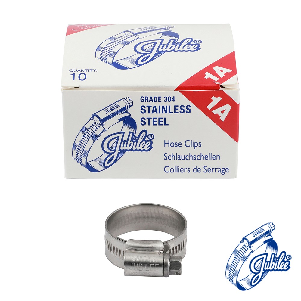 TIMCO Jubilee Clip Stainless Steel - 1ASS 22-30mm (10 Pack)