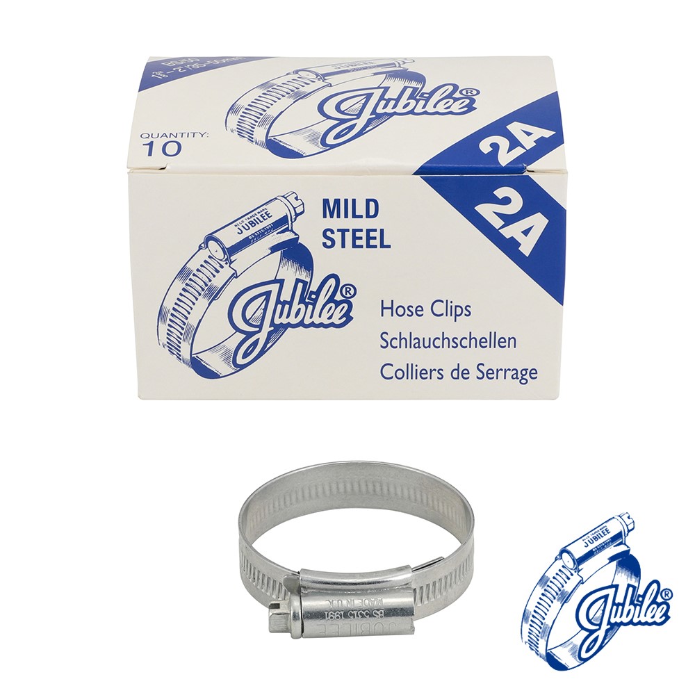 TIMCO Jubilee Clip Mild Steel - 2AMS 35-50mm (10 Pack)