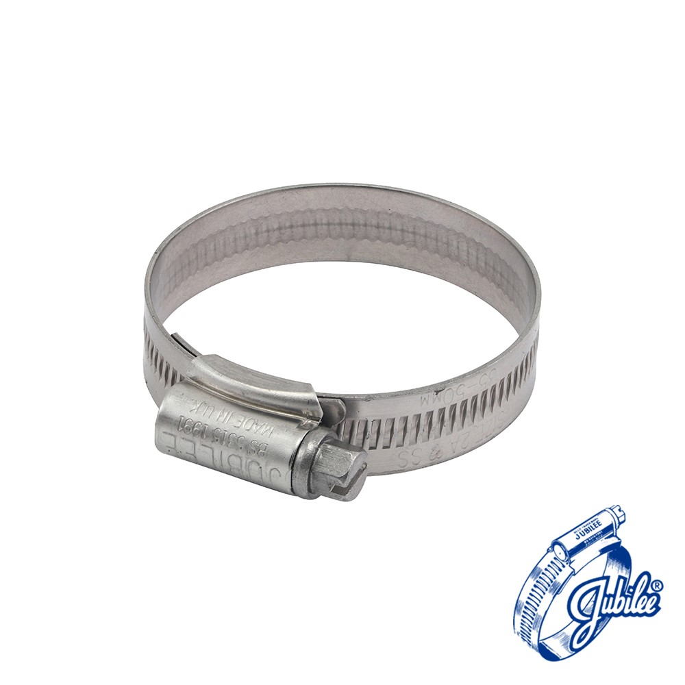 TIMCO Jubilee Clip Stainless Steel - 2ASS 35-50mm (10 Pack)