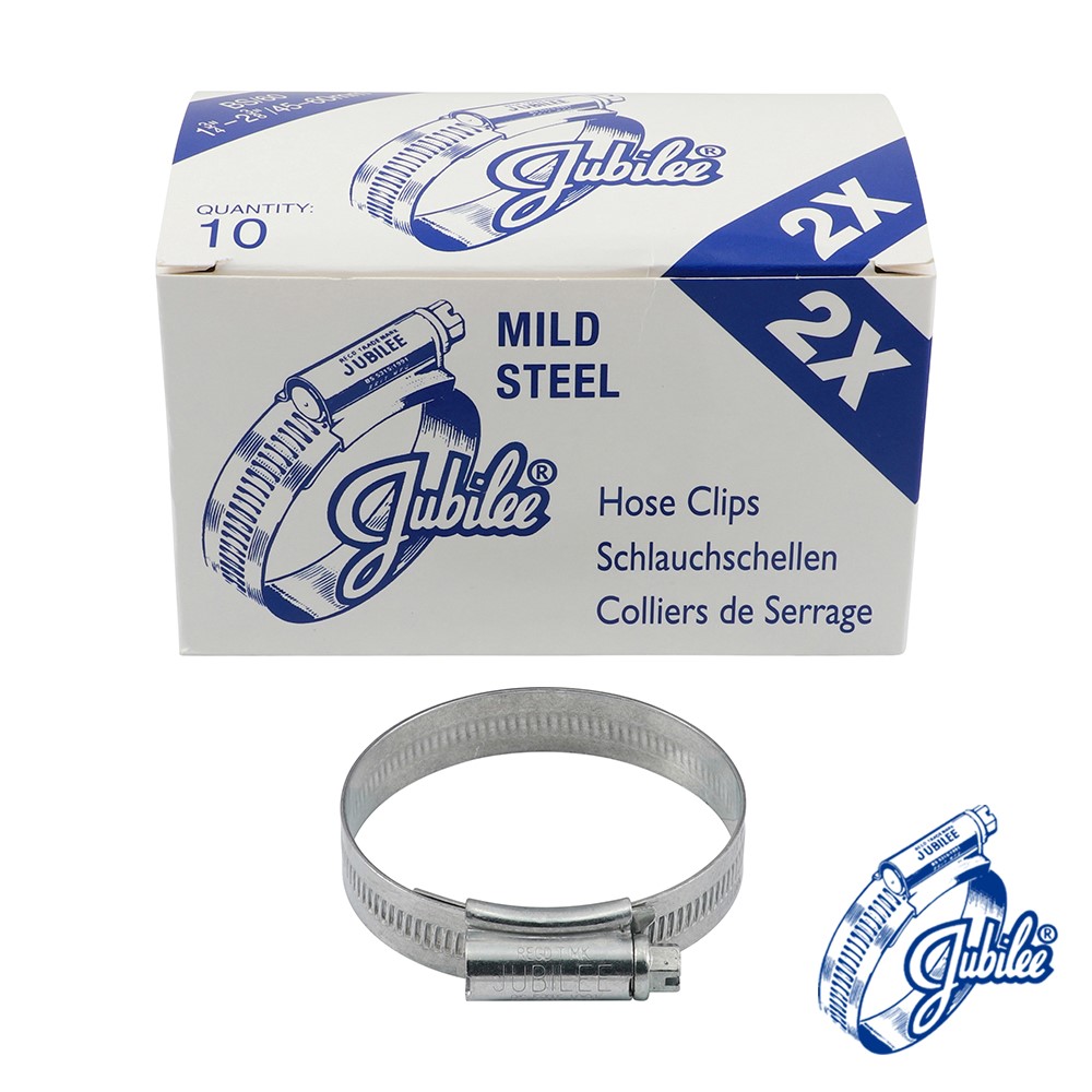 TIMCO Jubilee Clip Mild Steel - 2XMS 45-60mm (10 Pack)