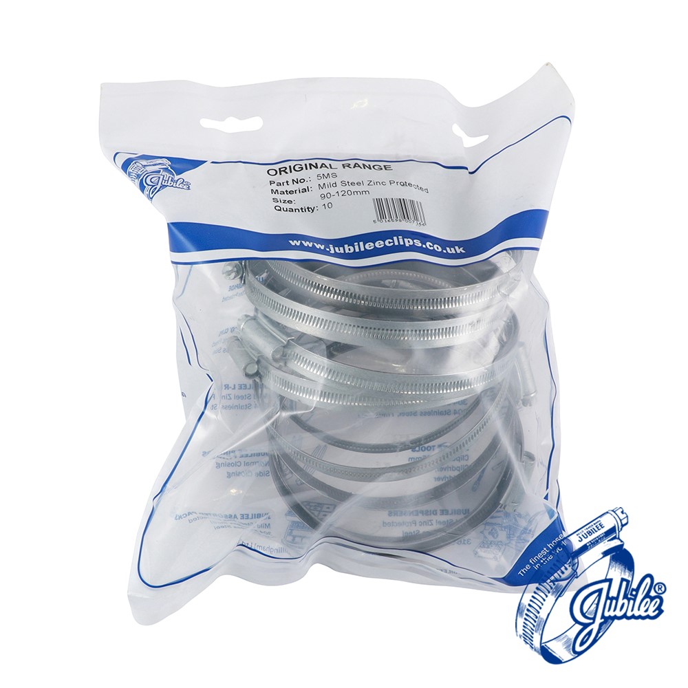TIMCO Jubilee Clip Mild Steel - 5MS 90-120mm (10 Bag)