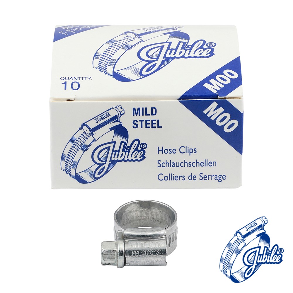 TIMCO Jubilee Clip Mild Steel - M00MS 11-16mm (10 Pack)