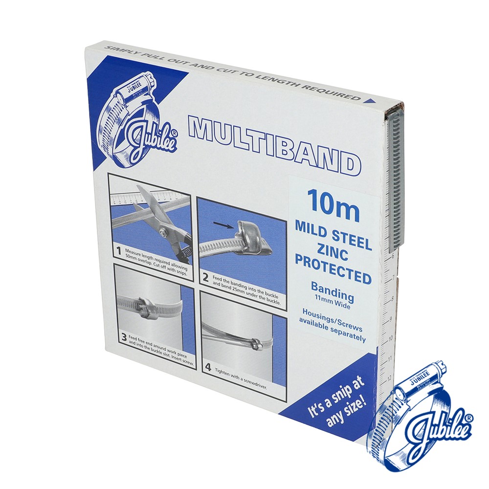 TIMCO Multiband Mild Steel Banding - MB1701 11mm x 10m