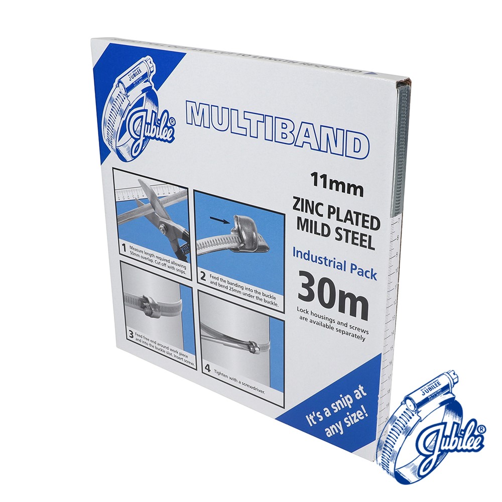 TIMCO Multiband Mild Steel Banding - MB1702 11mm x 30m