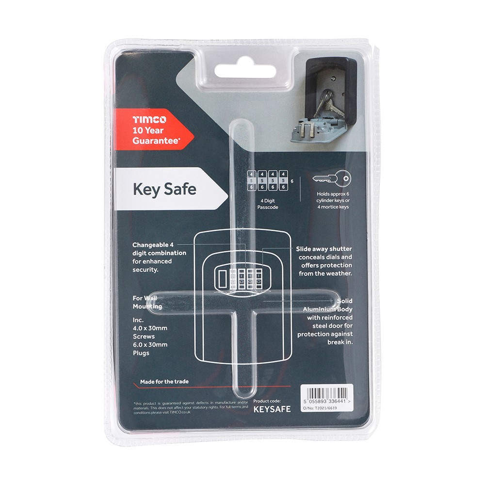 TIMCO Key Safe 120 x 85 x 40mm