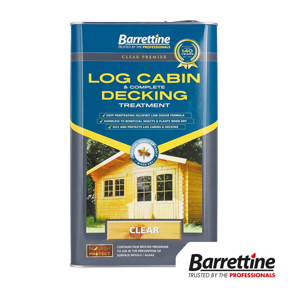 TIMCO Log Cabin & Decking Treatment 5L (Pack of 2)