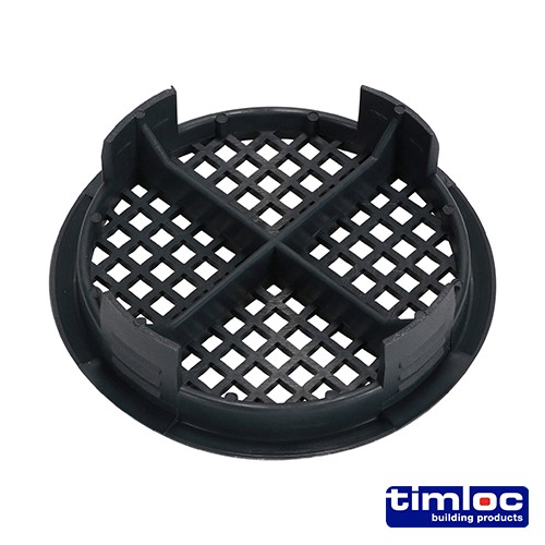 TIMCO Timloc Push-in Soffit Vent - Grey - 1139 70mm (10 Bag)